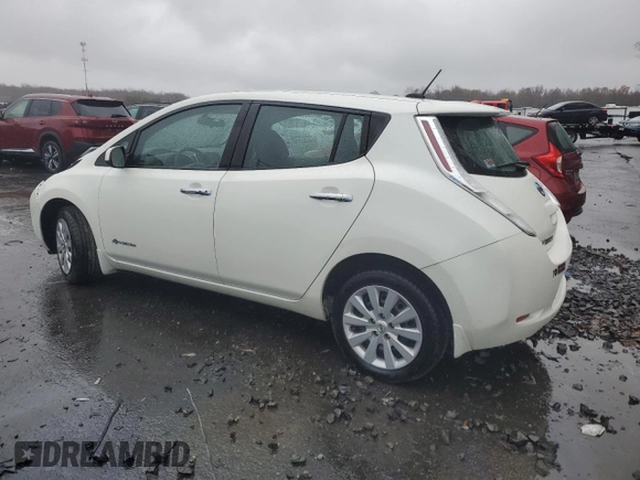 2017 Nissan LEAF SL with VIN 1N4BZ0CP1HC302498, listed as a Copart auction lot 81596034 with 32,514 mi miles and Salvage Title. Bid and sale history available at carsss.com. Image 2.