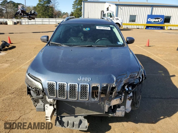 2021 Jeep Cherokee Latitude Lux with VIN 1C4PJLMX2MD218220, listed as a Copart auction lot 88134925 with 62,338 mi miles and Salvage Title. Bid and sale history available at carsss.com. Image 5.