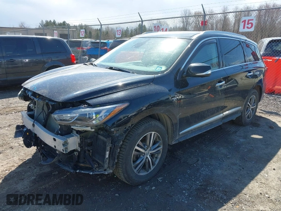 2020 Infiniti QX60 LUXE with VIN 5N1DL0MM9LC502865, listed as a IAAI auction lot 42000744 with 100,359 mi miles. Bid and sale history available at carsss.com. Image 19.