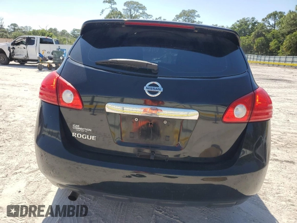 2013 Nissan Rogue S with VIN JN8AS5MT9DW022313, listed as a Copart auction lot 53210925 with 160,211 mi miles and Salvage Title. Bid and sale history available at carsss.com. Image 6.
