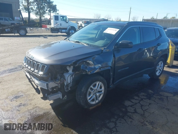 2021 Jeep Compass Sport с VIN 3C4NJCAB5MT572145, выставлен на аукционе IAAI как лот 41415198 с пробегом 27 186 миль миль и . История ставок и продаж доступна на DreamBid. Изображение 2.