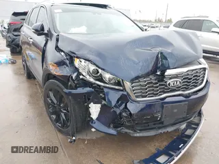 2020 Kia Sorento EX V6 with VIN 5XYPH4A5XLG677628, listed as a IAAI auction lot 41106780 with 62,374 mi miles. Bid and sale history available at carsss.com. Image 6.