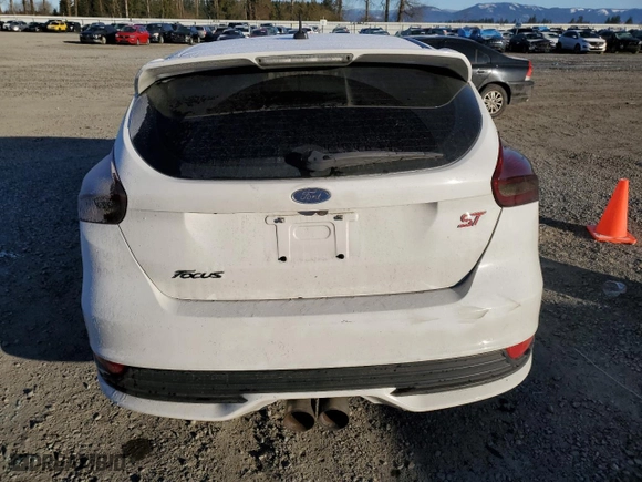 2015 Ford Focus ST with VIN 1FADP3L99FL266011, listed as a Copart auction lot 45046835 with 0 mi miles and Salvage Title. Bid and sale history available at carsss.com. Image 6.