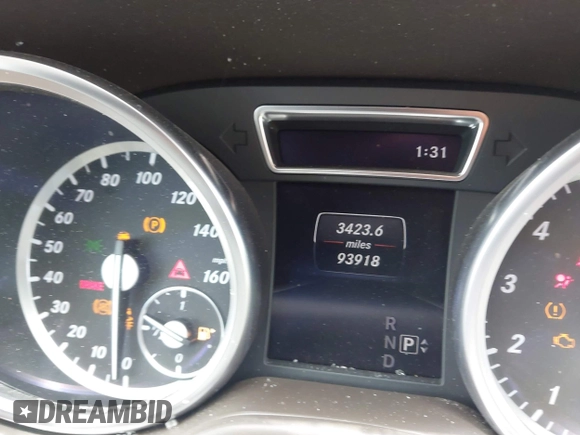 2015 Mercedes-Benz M 350 with VIN 4JGDA5JB9FA518473, listed as a IAAI auction lot 41947228 with 93,918 mi miles and . Bid and sale history available at DreamBid. Image 7.