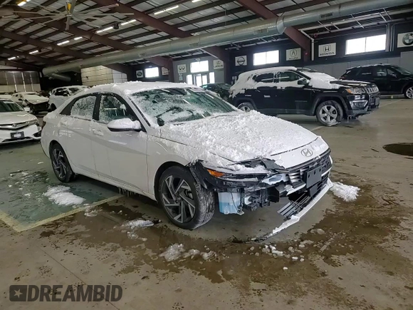 2024 Hyundai Elantra SEL with VIN KMHLS4DG2RU772054, listed as a Copart auction lot 88602205 with 14,822 mi miles and Salvage title. Bid and sale history available at DreamBid. Image 10.