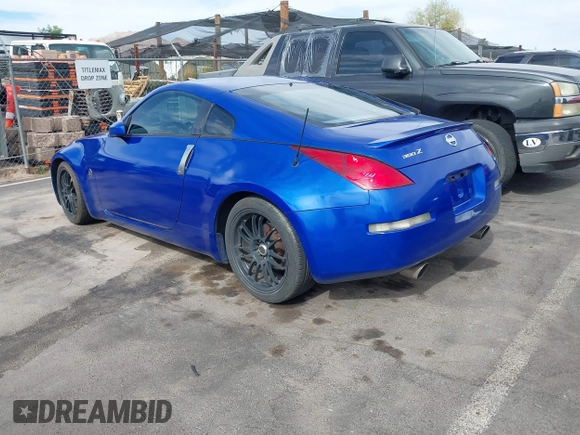 2003 Nissan 350Z Touring with VIN JN1AZ34E23T012447, listed as a IAAI auction lot 41994211 with 180,402 mi miles and . Bid and sale history available at DreamBid. Image 3.