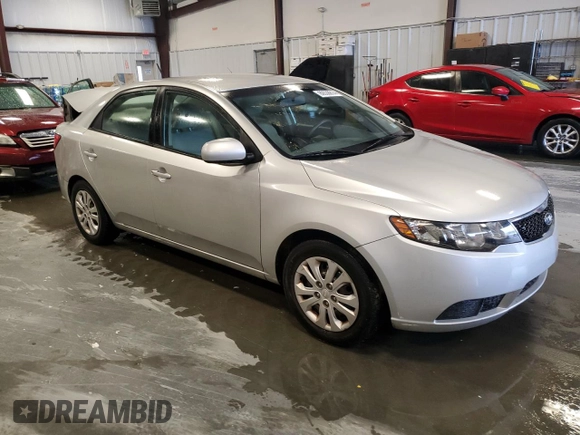 2011 Kia Forte LX with VIN KNAFT4A29B5341733, listed as a Copart auction lot 80538814 with 83,155 mi miles and Salvage Title. Bid and sale history available at carsss.com. Image 4.