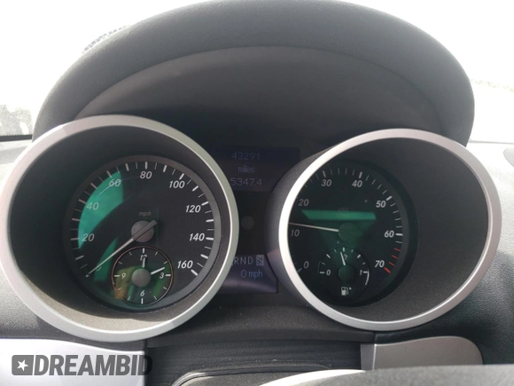 2005 Mercedes-Benz SLK 230/320 with VIN WDBWK56F95F025138, listed as a Copart auction lot 55011125 with 43,291 mi miles and Salvage title. Bid and sale history available at DreamBid. Image 9.