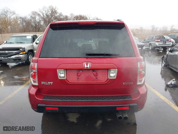 2006 Honda Pilot EX-L with VIN 2HKYF18576H516830, listed as a IAAI auction lot 41740470 with 202,179 mi miles. Bid and sale history available at carsss.com. Image 16.