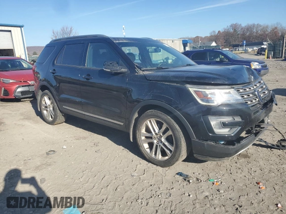 2017 Ford Explorer XLT with VIN 1FM5K8D86HGC28632, listed as a Copart auction lot 78839564 with 85,050 mi miles and Salvage Title. Bid and sale history available at DreamBid. Image 4.