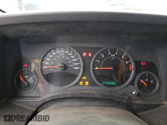 2008 Jeep Patriot Sport with VIN 1J8FF28W08D761587, listed as a Copart auction lot 54896085 with 230,886 mi miles and Clean Title. Bid and sale history available at carsss.com. Image 9.