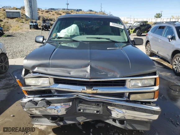 1999 Chevrolet Tahoe Z71 with VIN 1GNEK13RXXR135208, listed as a Copart auction lot 72838684 with 120,330 mi miles and Salvage Title. Bid and sale history available at carsss.com. Image 5.