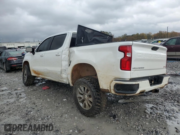 2021 Chevrolet Silverado 1500 RST with VIN 1GCUYEEL7MZ307970, listed as a Copart auction lot 83898784 with 149,977 mi miles and Salvage Title. Bid and sale history available at carsss.com. Image 2.