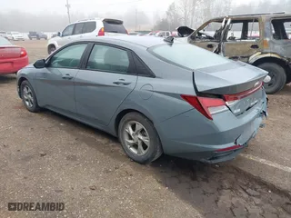 2022 Hyundai Elantra SE with VIN KMHLL4AG3NU351004, listed as a IAAI auction lot 41480234 with 48,485 mi miles. Bid and sale history available at carsss.com. Image 3.