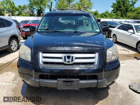 2007 Honda Pilot EX with VIN 5FNYF18427B008272, listed as a Copart auction lot 61237274 with 206,199 mi miles and Salvage Title. Bid and sale history available at carsss.com. Image 5.