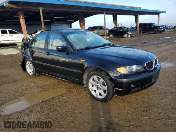 2005 BMW 3 Series 325i with VIN WBAAZ334X5KP92841, listed as a Copart auction lot 84638894 with Not provided miles and Salvage title. Bid and sale history available at DreamBid. Image 4.