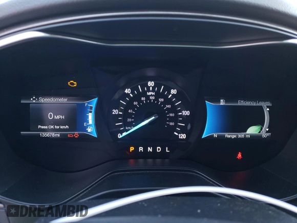 2019 Ford Fusion SE with VIN 3FA6P0LU8KR164934, listed as a Copart auction lot 43130343 with 135,678 mi miles and . Bid and sale history available at DreamBid. Image 9.