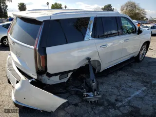 2021 Cadillac Escalade Premium Luxury with VIN 1GYS3CKL9MR471651, listed as a Copart auction lot 44301275 with 24,328 mi miles and Salvage Title. Bid and sale history available at carsss.com. Image 3.