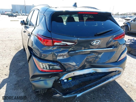 2023 Hyundai Kona Limited with VIN KM8K5CA38PU050101, listed as a IAAI auction lot 41270266 with 6,461 mi miles. Bid and sale history available at carsss.com. Image 6.