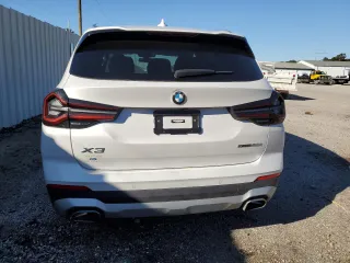 2022 BMW X3 sDrive30i with VIN WBX47DP0XNN186069, listed as a Copart auction lot 87093994 with 22,205 mi miles and Salvage Title. Bid and sale history available at DreamBid. Image 6.