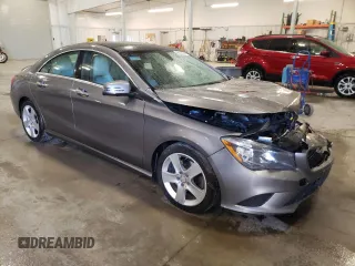 2015 Mercedes-Benz CLA 250 with VIN WDDSJ4GBXFN263344, listed as a Copart auction lot 49533754 with 92,601 mi miles and . Bid and sale history available at DreamBid. Image 4.