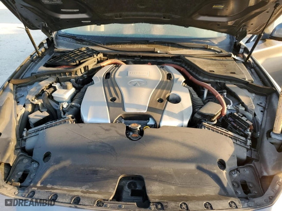 2014 Infiniti Q50 Hybrid Premium with VIN JN1AV7AR7EM702346, listed as a Copart auction lot 48981915 with 135,402 mi miles and Clean Title. Bid and sale history available at carsss.com. Image 11.