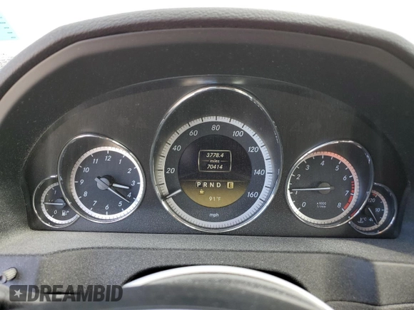 2012 Mercedes-Benz E 350 with VIN WDDKK5KF8CF168350, listed as a Copart auction lot 44214485 with 70,414 mi miles and Salvage Title. Bid and sale history available at DreamBid. Image 9.
