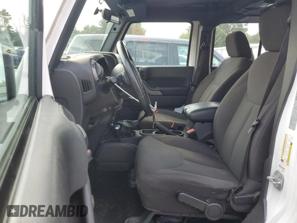 2017 Jeep Wrangler Unlimited Sport with VIN 1C4BJWDG5HL617193, listed as a Copart auction lot 63617355 with 68,304 mi miles and Salvage title. Bid and sale history available at DreamBid. Image 7.