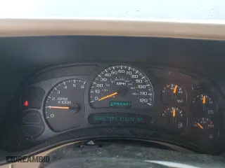 2005 Chevrolet Tahoe Z71 with VIN 1GNEK13T55R102982, listed as a Copart auction lot 46470435 with 216,197 mi miles and Salvage Title. Bid and sale history available at carsss.com. Image 9.