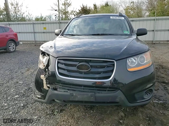 2011 Hyundai Santa Fe GLS with VIN 5XYZGDABXBG078101, listed as a Copart auction lot 52507855 with 111,247 mi miles and Salvage Title. Bid and sale history available at carsss.com. Image 12.