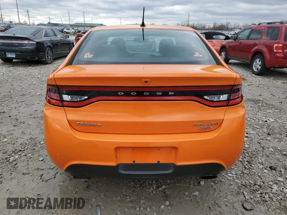 2014 Dodge Dart SXT with VIN 1C3CDFBB3ED824534, listed as a Copart auction lot 76323053 with 62,517 mi miles and Salvage Title. Bid and sale history available at carsss.com. Image 6.