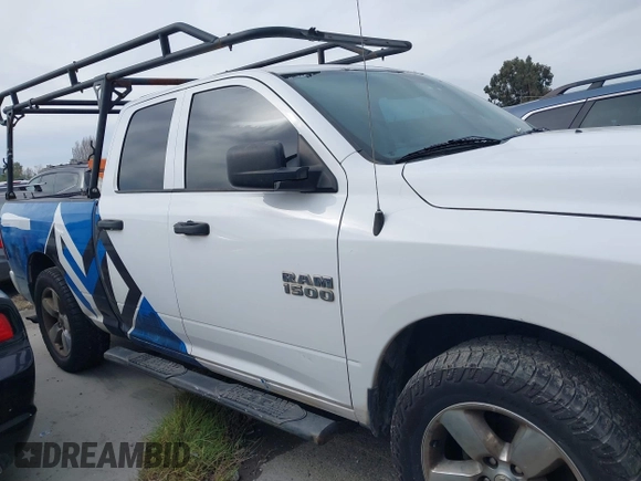 2018 Ram 1500 Express with VIN 1C6RR7FG6JS326988, listed as a IAAI auction lot 41834856 with 226,807 mi miles. Bid and sale history available at carsss.com. Image 13.