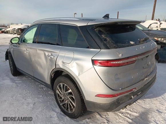 2020 Lincoln Corsair Standard with VIN 5LMCJ1D97LUL25663, listed as a Copart auction lot 46253365 with 51,025 mi miles and Salvage Title. Bid and sale history available at carsss.com. Image 2.