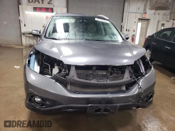 2013 Honda CR-V EX-L with VIN 2HKRM4H7XDH640729, listed as a Copart auction lot 49115355 with 94,630 mi miles and Salvage Title. Bid and sale history available at carsss.com. Image 5.