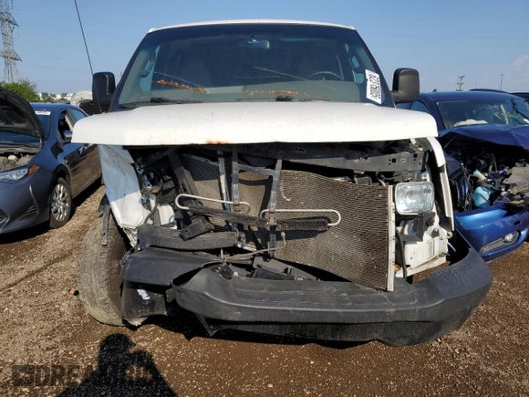 2016 Chevrolet Express Cargo with VIN 1GCWGAFF1G1235079, listed as a Copart auction lot 62375005 with 115,783 mi miles and Salvage title. Bid and sale history available at DreamBid. Image 5.