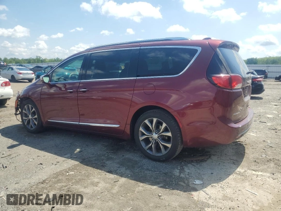 2017 Chrysler Pacifica Limited z VIN 2C4RC1GG9HR803866, wystawiony jako Copart lot #58825685 z przebiegiem 90 872 mil mil oraz Szkoda całkowita • Salvage title. Historia ofert i sprzedaży dostępna na DreamBid. Obrazek 2.