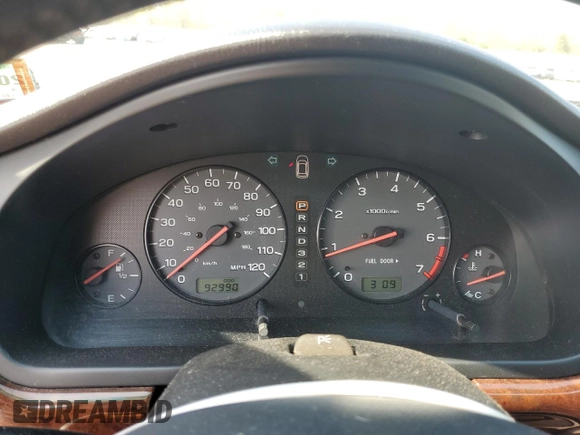 2000 Subaru Legacy with VIN 4S3BH6452Y7305352, listed as a Copart auction lot 54351125 with 92,990 mi miles and Salvage title. Bid and sale history available at DreamBid. Image 9.