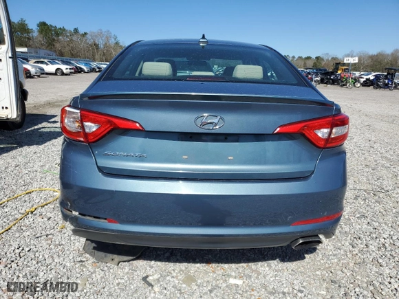 2015 Hyundai Sonata 2.4L SE with VIN 5NPE24AF6FH151835, listed as a Copart auction lot 49553785 with 204,209 mi miles and Salvage Title. Bid and sale history available at carsss.com. Image 6.