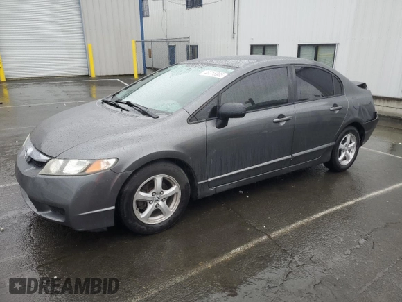 2009 Honda Civic LX z VIN 2HGFA16559H348516, wystawiony jako Copart lot #48715965 z przebiegiem 149 514 mil mil oraz Szkoda całkowita • Salvage title. Historia ofert i sprzedaży dostępna na DreamBid. Obrazek 1.