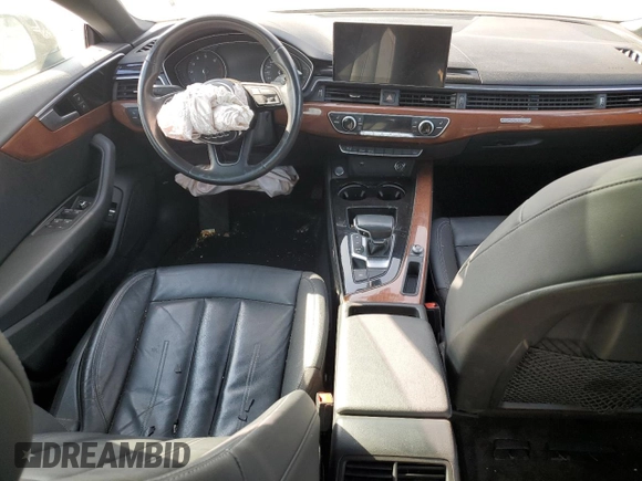 2020 Audi A5 Sportback Premium with VIN WAUANCF54LA006471, listed as a Copart auction lot 47631645 with 0 mi miles and Salvage Title. Bid and sale history available at carsss.com. Image 8.