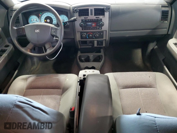 2007 Dodge Dakota SLT with VIN 1D7HW48P77S227488, listed as a Copart auction lot 84265044 with 189,982 mi miles and Salvage Title. Bid and sale history available at carsss.com. Image 8.