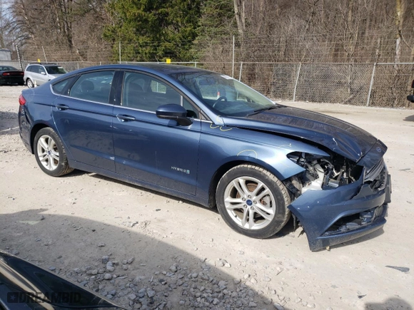 2018 Ford Fusion Hybrid SE with VIN 3FA6P0LU0JR253105, listed as a Copart auction lot 49050515 with 74,113 mi miles and Salvage Title. Bid and sale history available at carsss.com. Image 4.