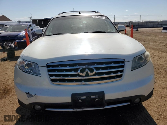 2007 Infiniti FX with VIN JNRAS08W17X204038, listed as a Copart auction lot 57720655 with 232,560 mi miles and Clean title. Bid and sale history available at DreamBid. Image 5.