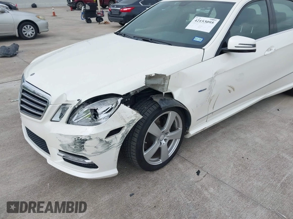 2012 Mercedes-Benz E 350 Luxury with VIN WDDHF5KB3CA627289, listed as a IAAI auction lot 42153095 with 110,417 mi miles and . Bid and sale history available at DreamBid. Image 6.