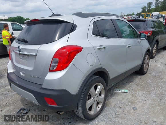 2015 Buick Encore with VIN KL4CJASB3FB265615, listed as a IAAI auction lot 42166996 with 136,337 mi miles and . Bid and sale history available at DreamBid. Image 4.