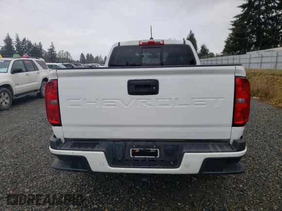 2021 Chevrolet Colorado 4WD Z71 z VIN 1GCGTDEN5M1107059, wystawiony jako Copart lot #46185225 z przebiegiem 71 987 mil mil oraz Szkoda całkowita • Salvage title. Historia ofert i sprzedaży dostępna na DreamBid. Obrazek 6.