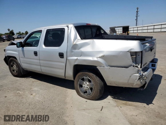 2007 Honda Ridgeline RT with VIN 2HJYK16267H517302, listed as a Copart auction lot 57607935 with Not provided miles and Salvage title. Bid and sale history available at DreamBid. Image 2.