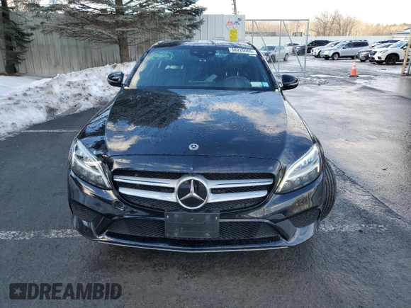 2020 Mercedes-Benz C 300 with VIN W1KWF8EB8LR590715, listed as a Copart auction lot 88220005 with 105,201 mi miles and Salvage Title. Bid and sale history available at DreamBid. Image 5.