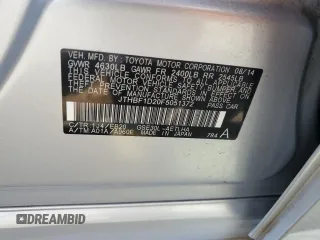 2015 Lexus IS 250 with VIN JTHBF1D20F5051372, listed as a Copart auction lot 58600525 with 162,807 mi miles and Salvage title. Bid and sale history available at DreamBid. Image 12.