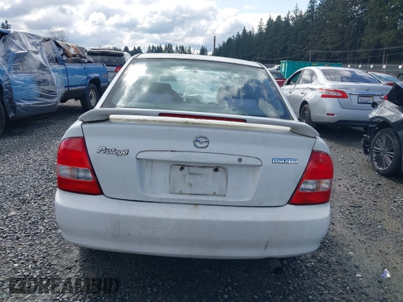 2002 Mazda Protege DX with VIN JM1BJ225520542854, listed as a IAAI auction lot 41955679 with 161,338 mi miles and . Bid and sale history available at DreamBid. Image 16.